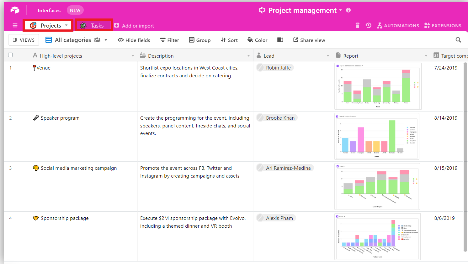 Airtable Project Management Software for Consultants