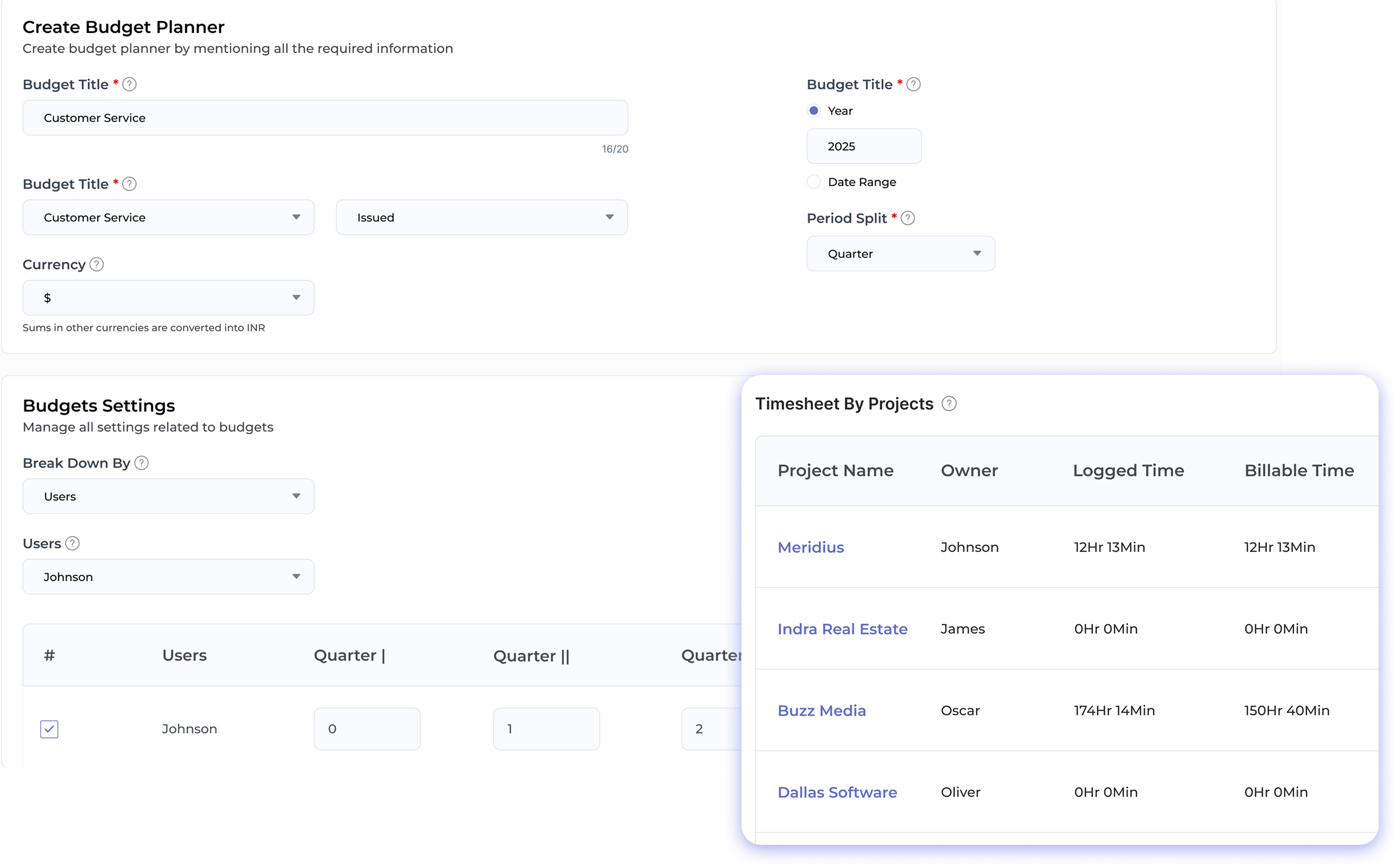 Client Collaboration Software Dashboard 1