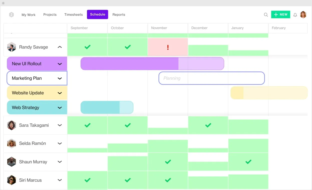 Forecast App Resource Planning Software