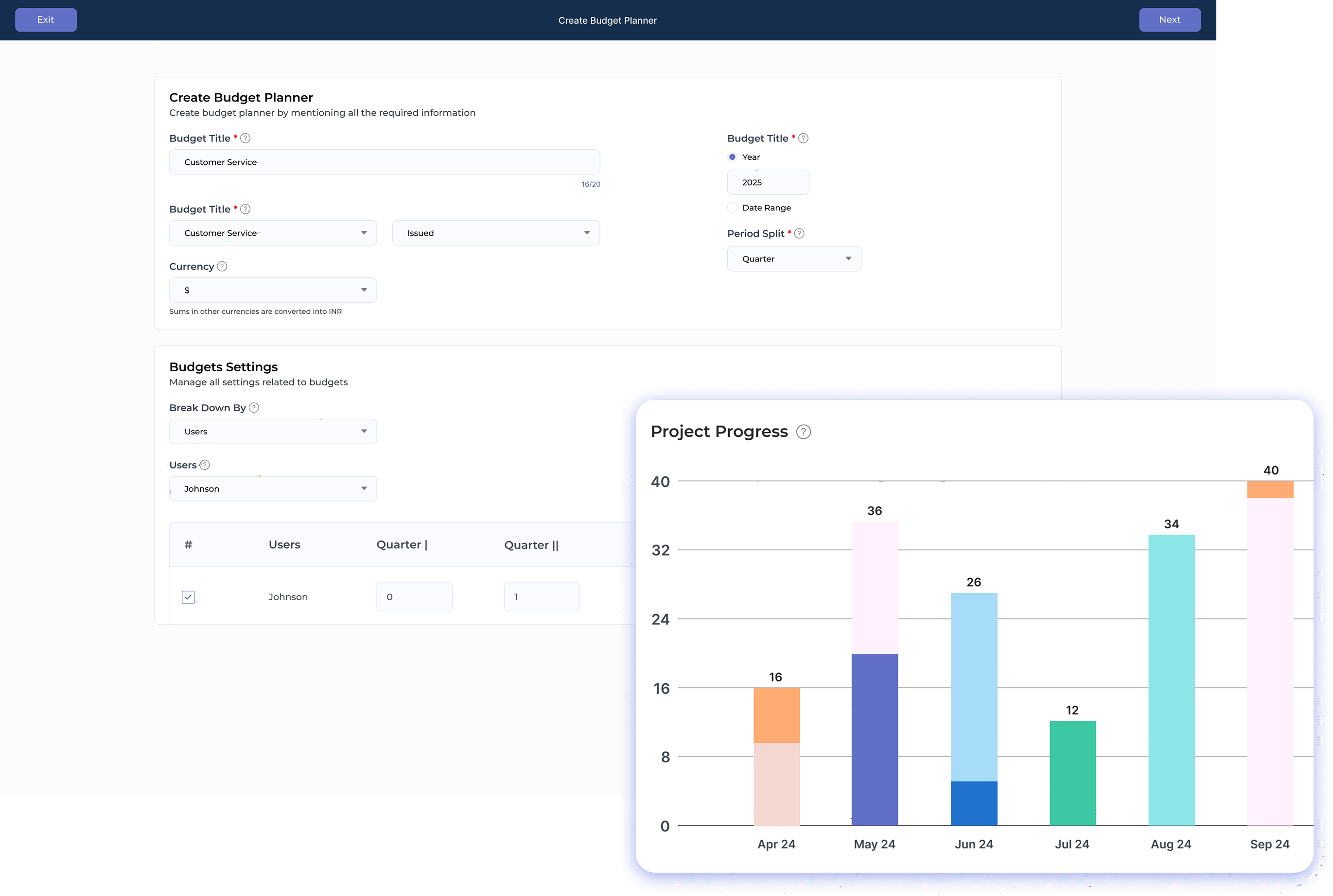 Kooper Financial Project Management Software