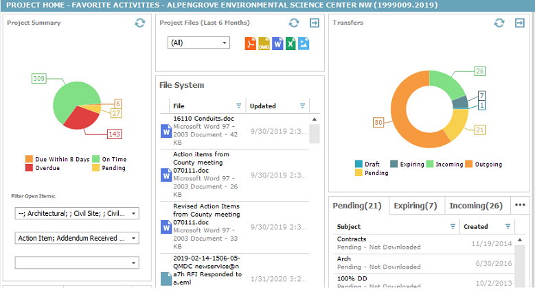 Newforma Project Center Project Management Software for Architects