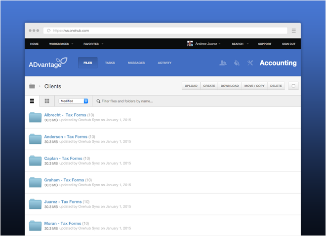 Onehub Client Portal Software for Agencies