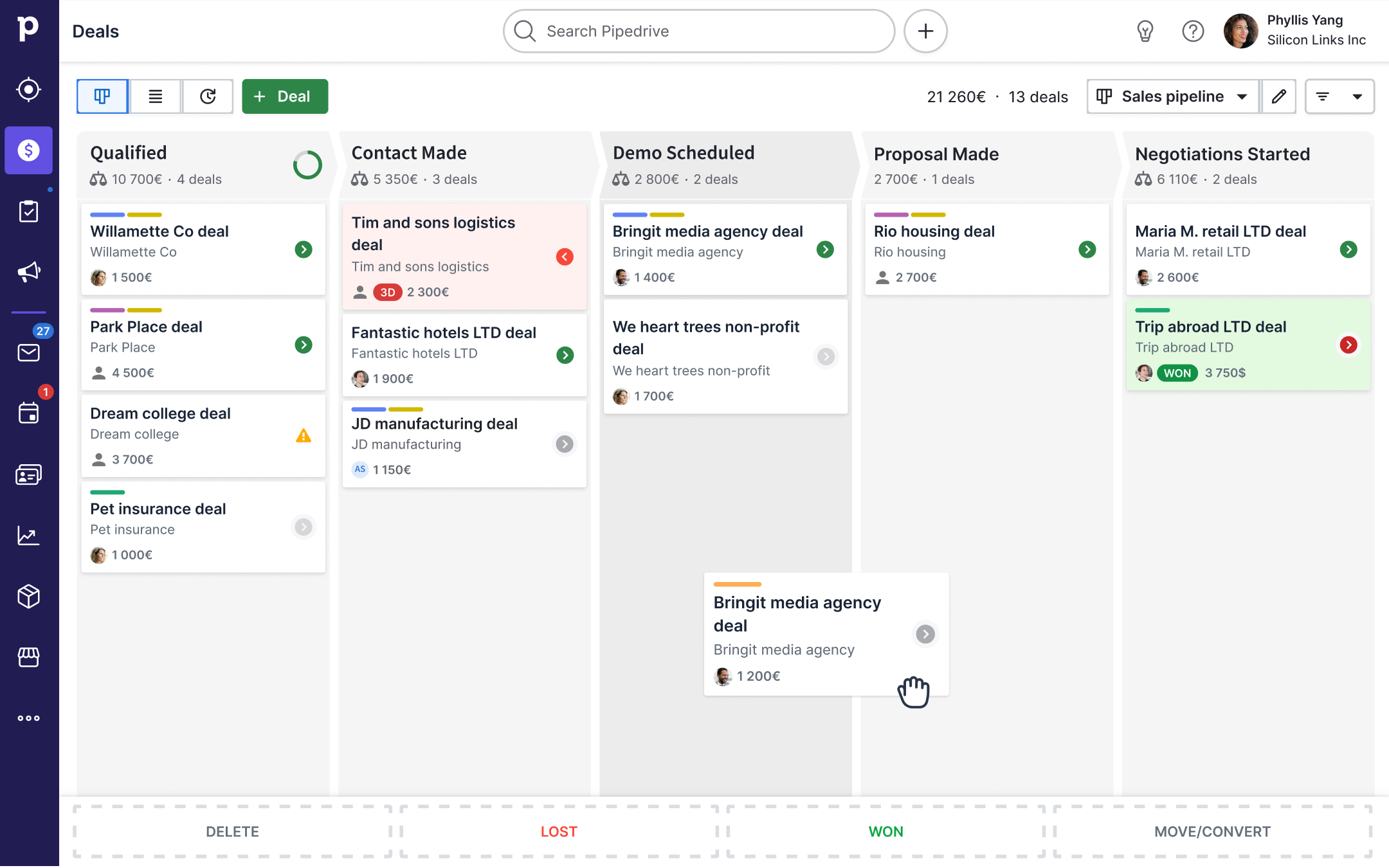 Pipedrive Sales Management Software