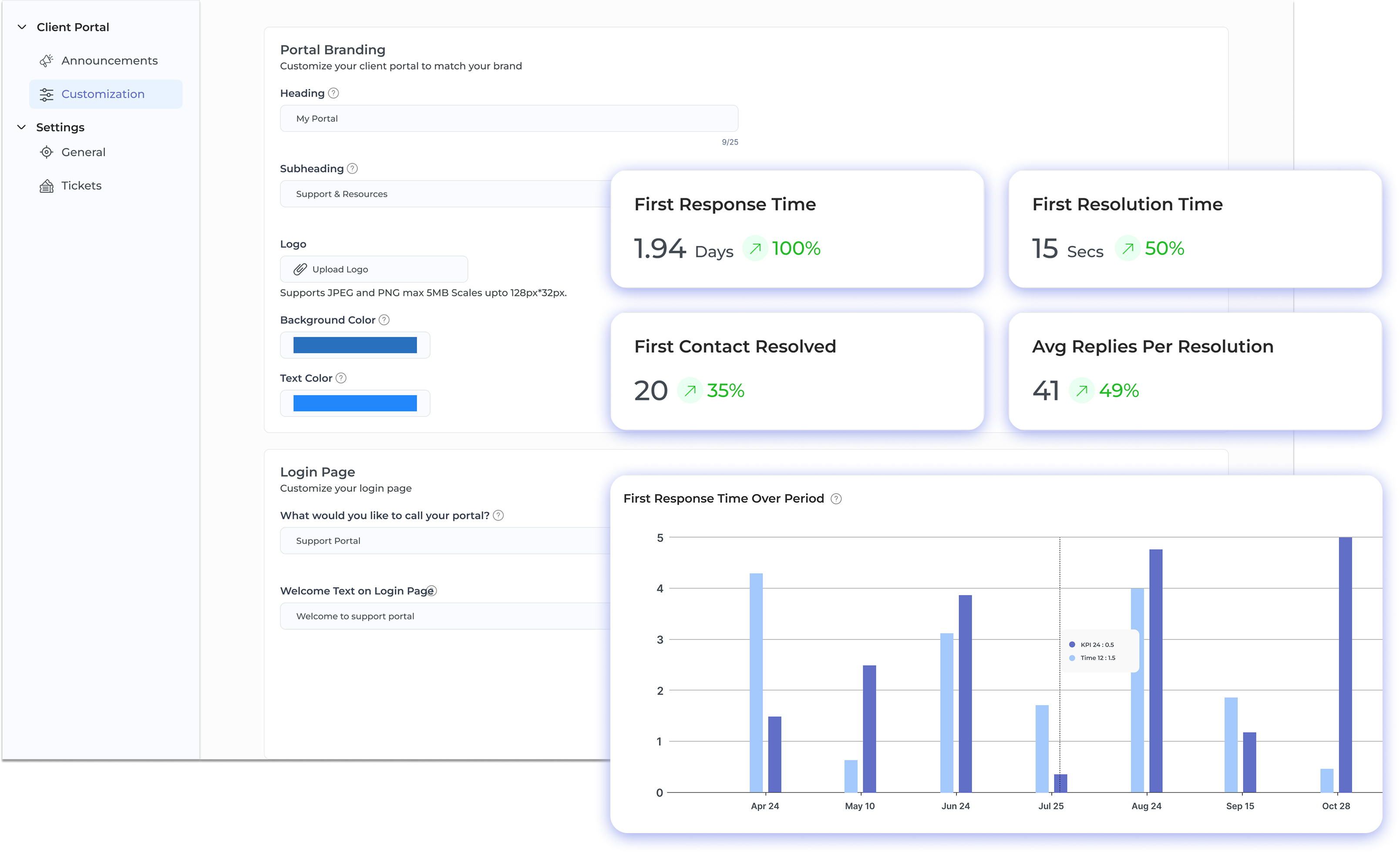 Project Management Client Portal Software Dashboard1