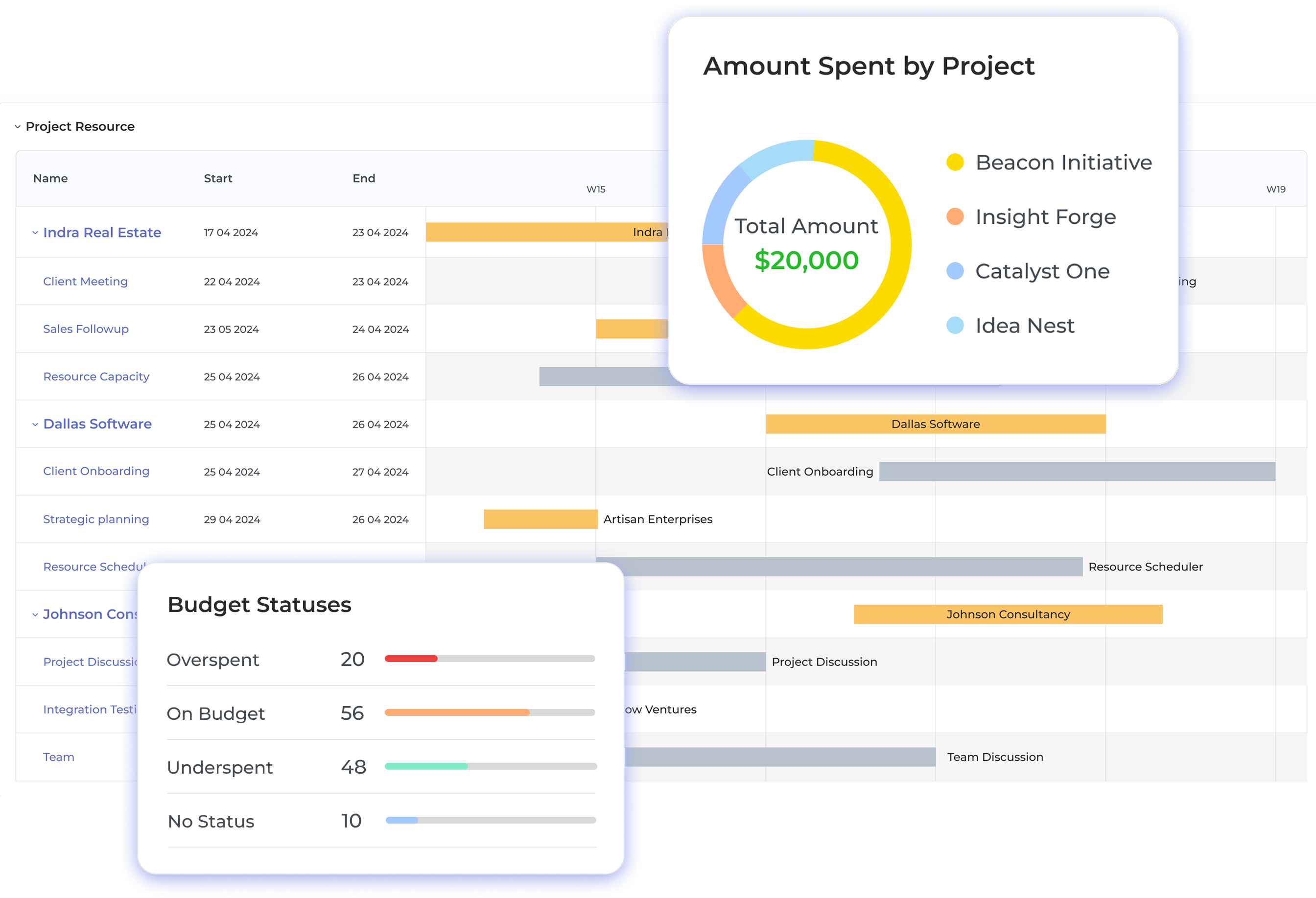 Project Management Software for Consultants Professional Services Dashboard1