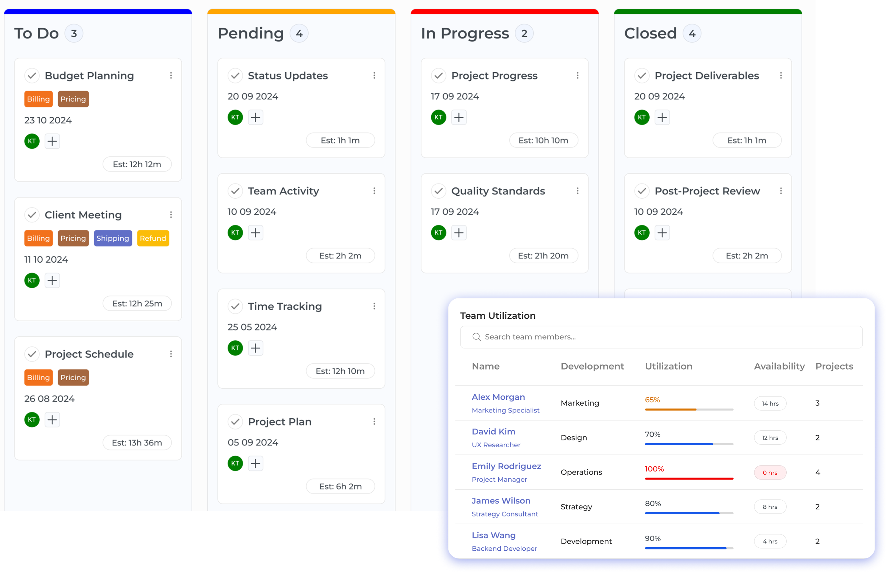 Resource Planning Dashboard 1