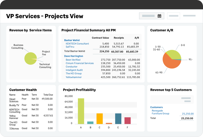 Sage Intacct Financial Project Management Software