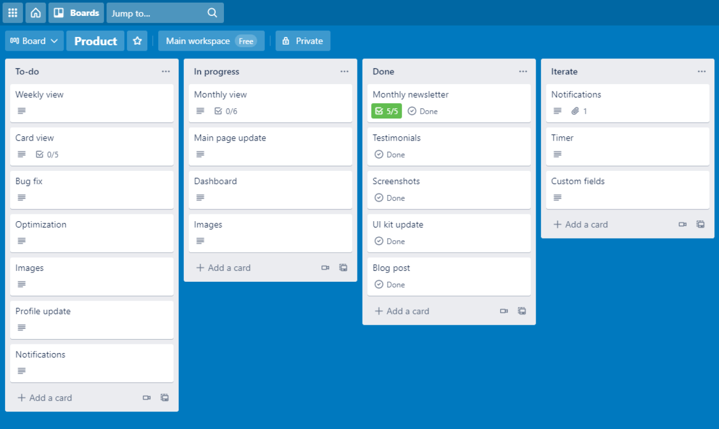 Trello Agency Project Management Software