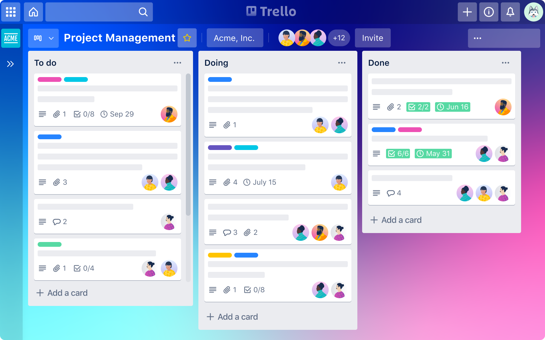 Trello Project Collaboration Software