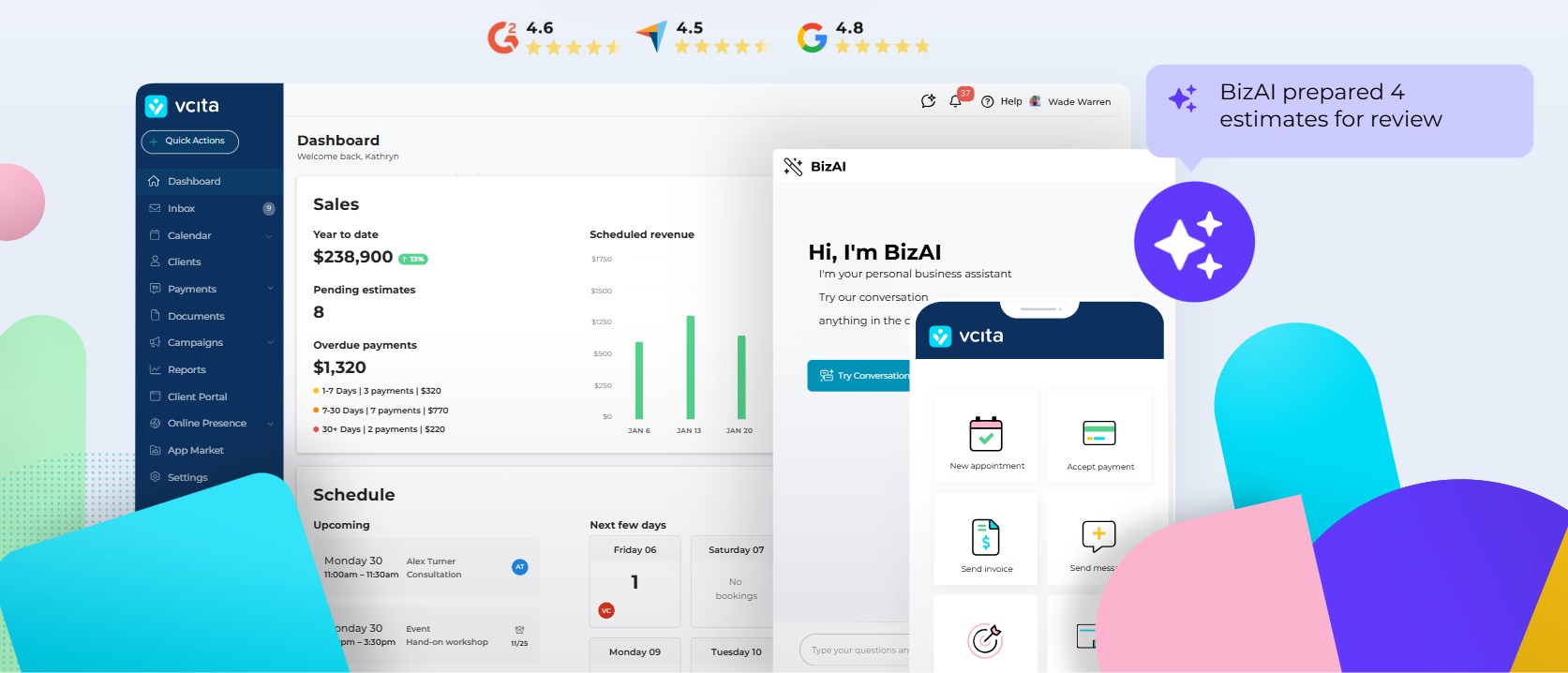 vCita Small Business Management Platform