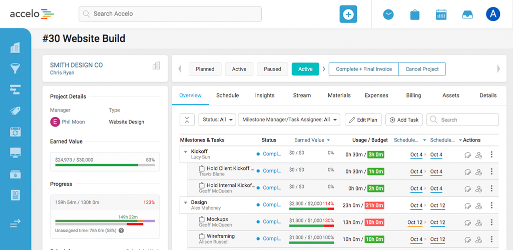 Accelo Marketing Agency Software