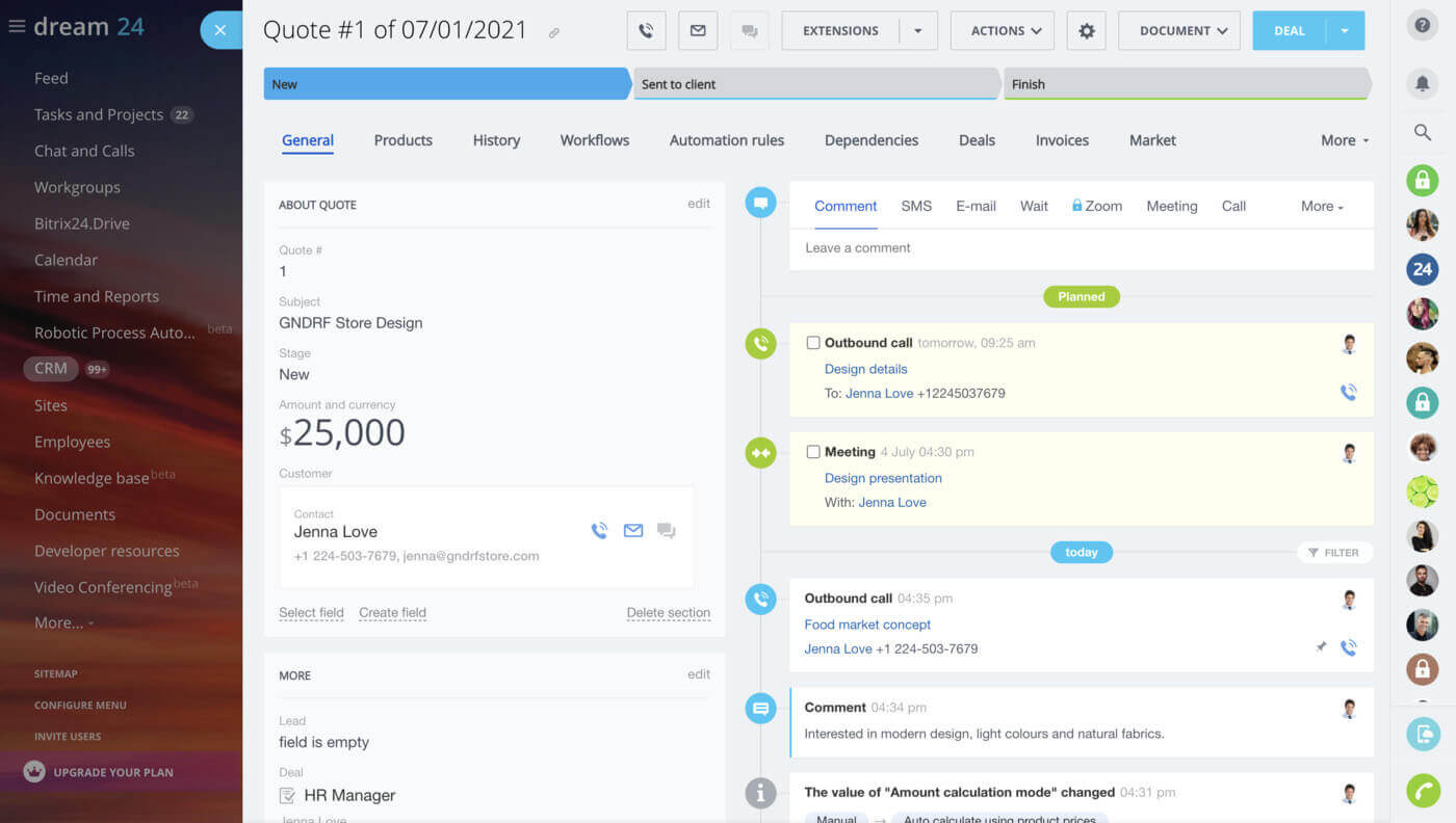 Bitrix24 CRM for Agencies
