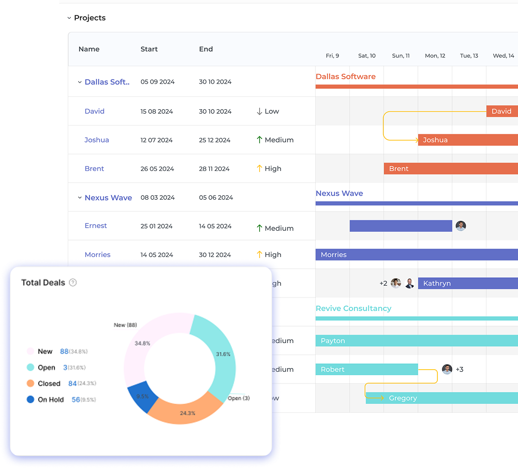 Business Consulting Software for Consultants Dashboard 1