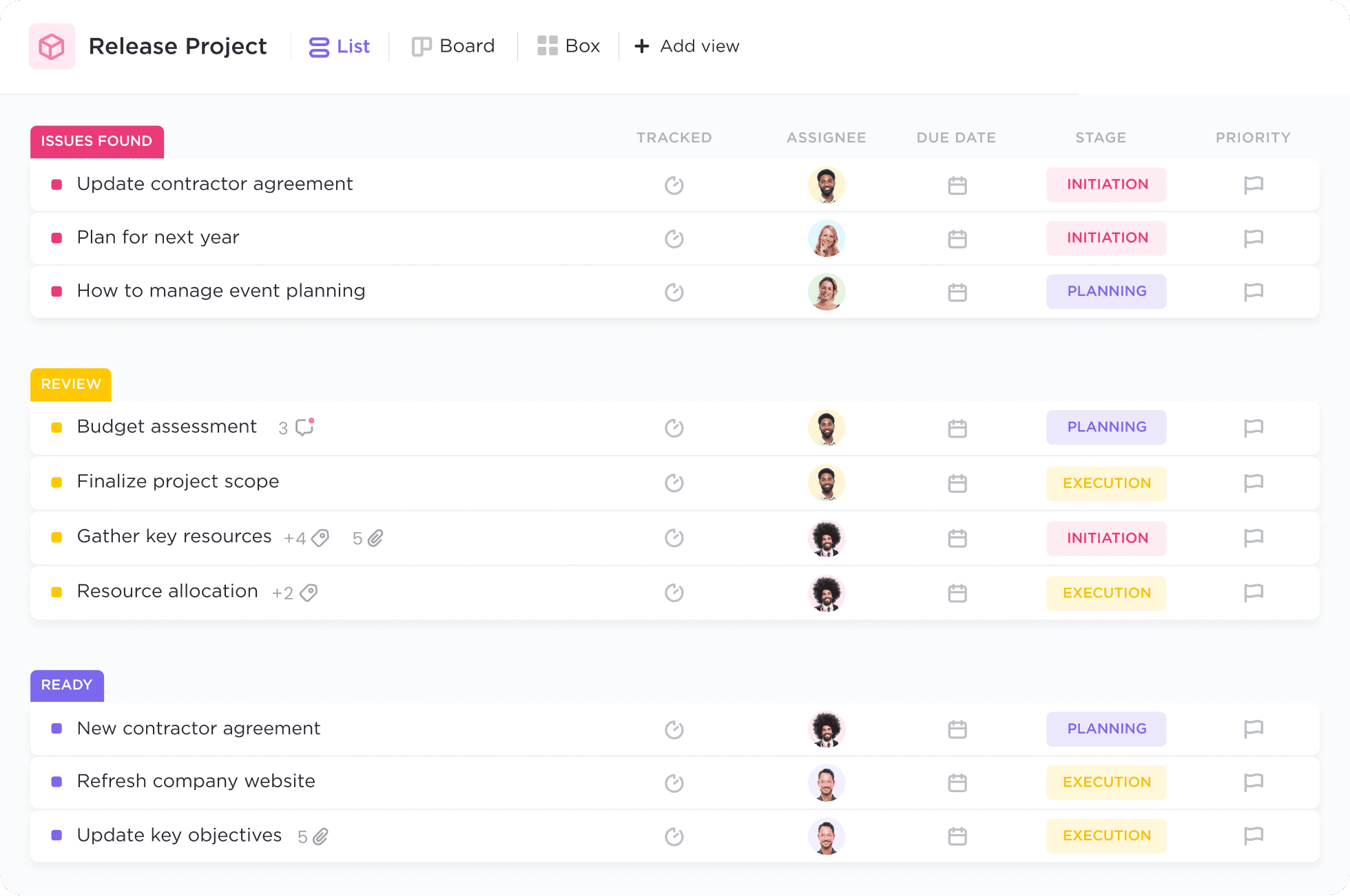 ClickUp Project Management Software for Engineers