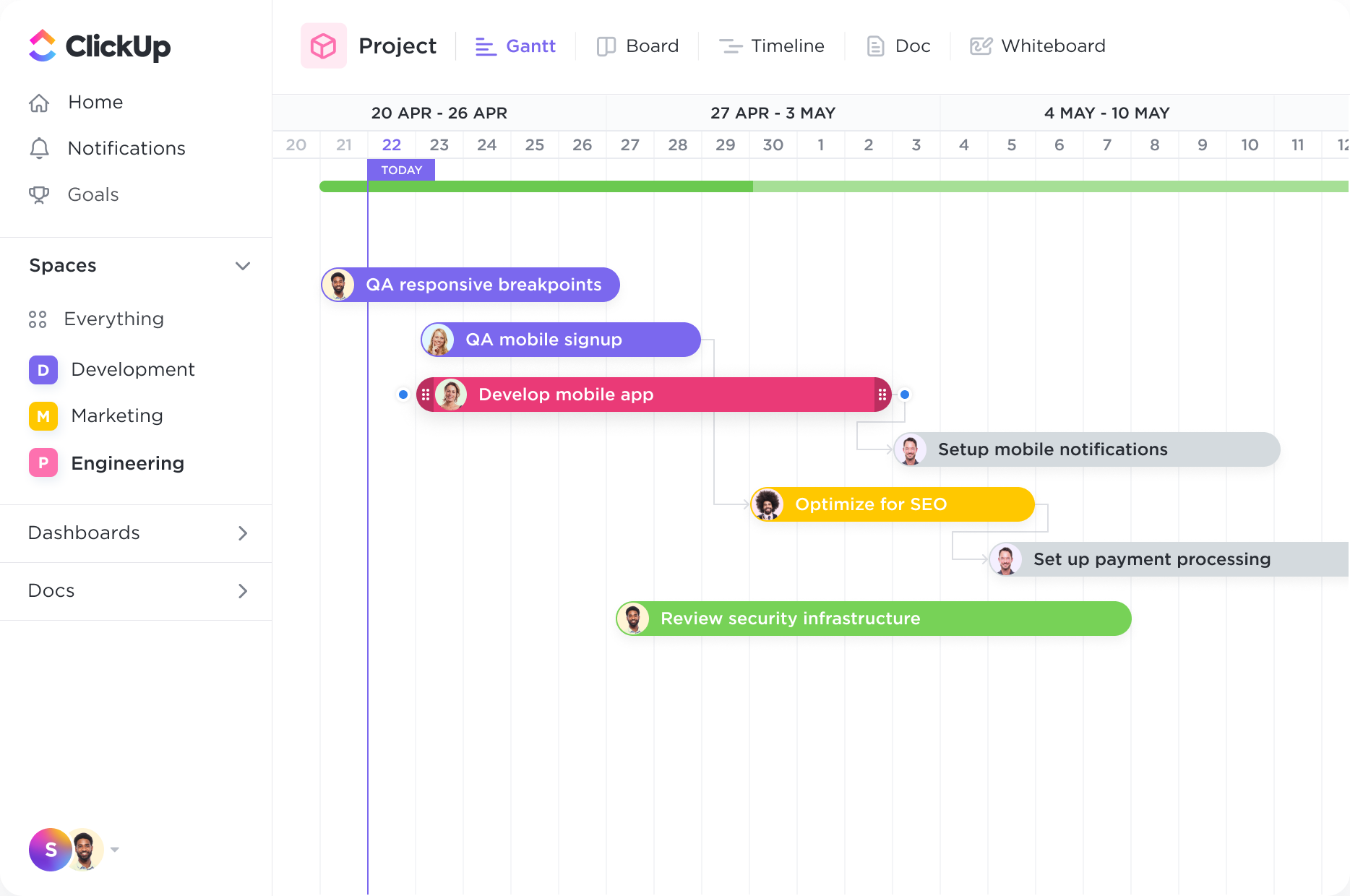 ClickUp Project Management Tools for Startups