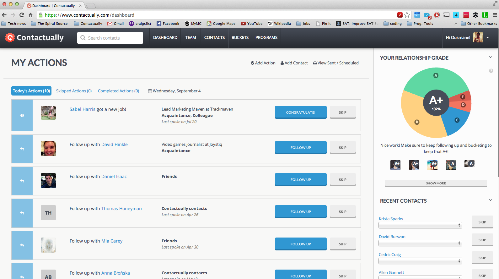 Contactually Real Estate CRM