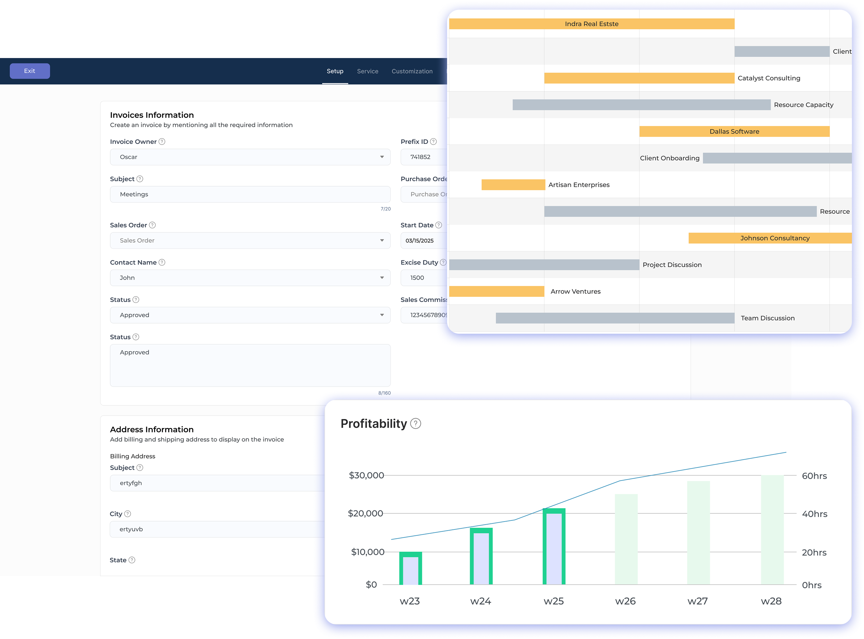 Crm for Consultants Dashboard1