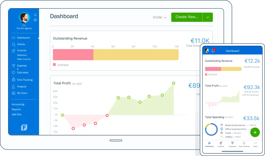 FreshBooks Invoicing Software for Small Businesses