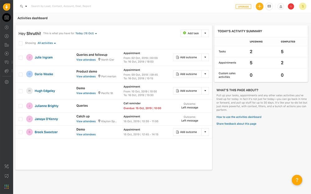 Freshsales CRM for Consultants