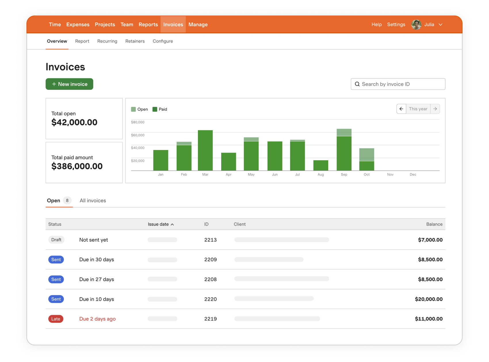 Harvest Agency Billing Software