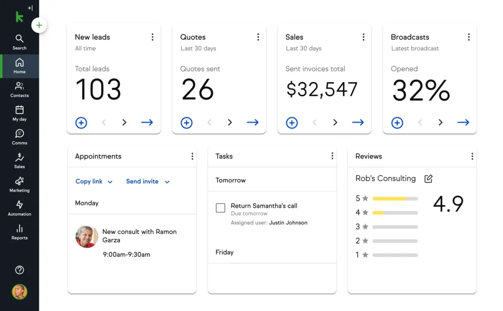 Keap CRM for Consultants