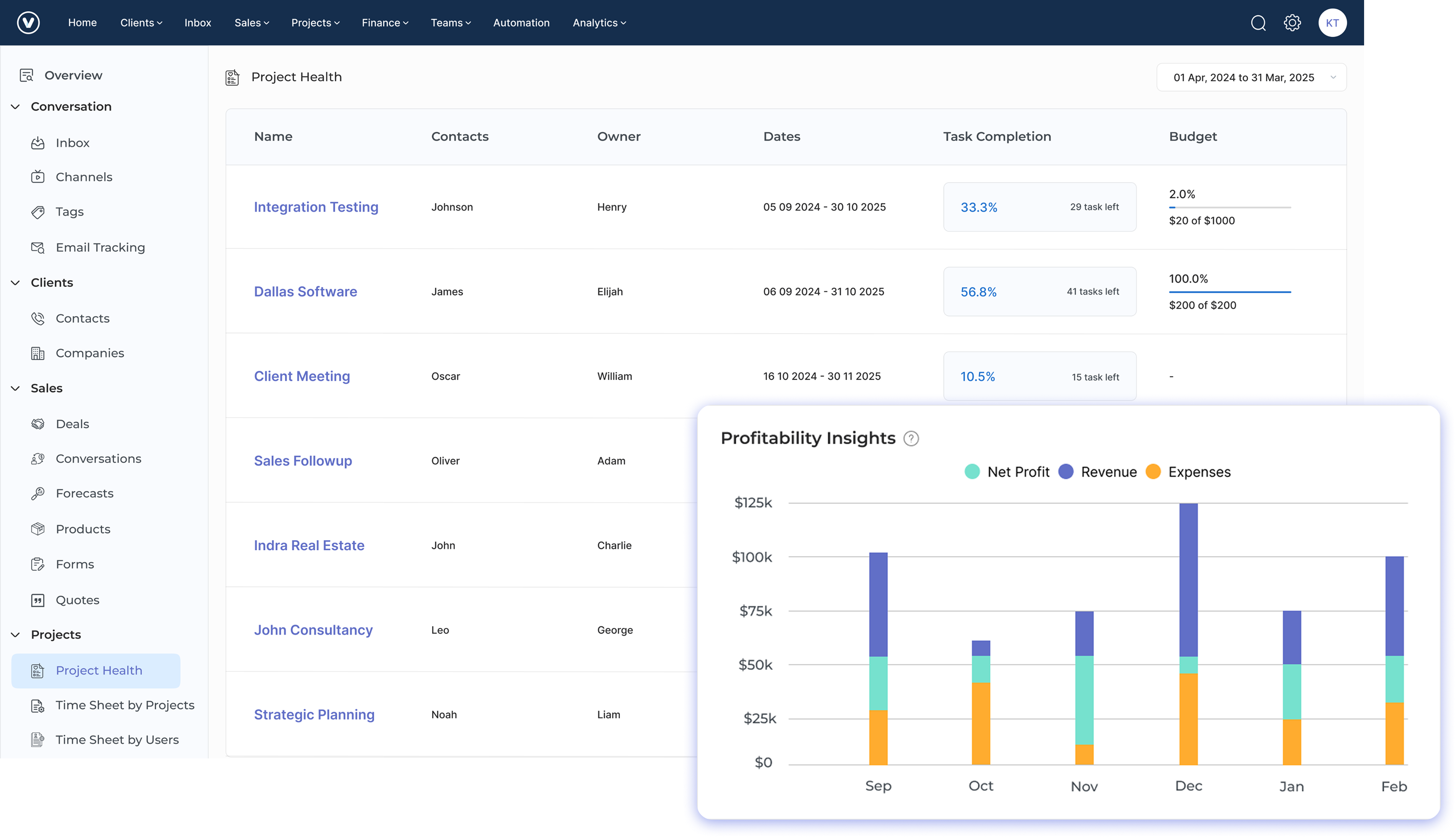 Kooper Agency Project Management Software
