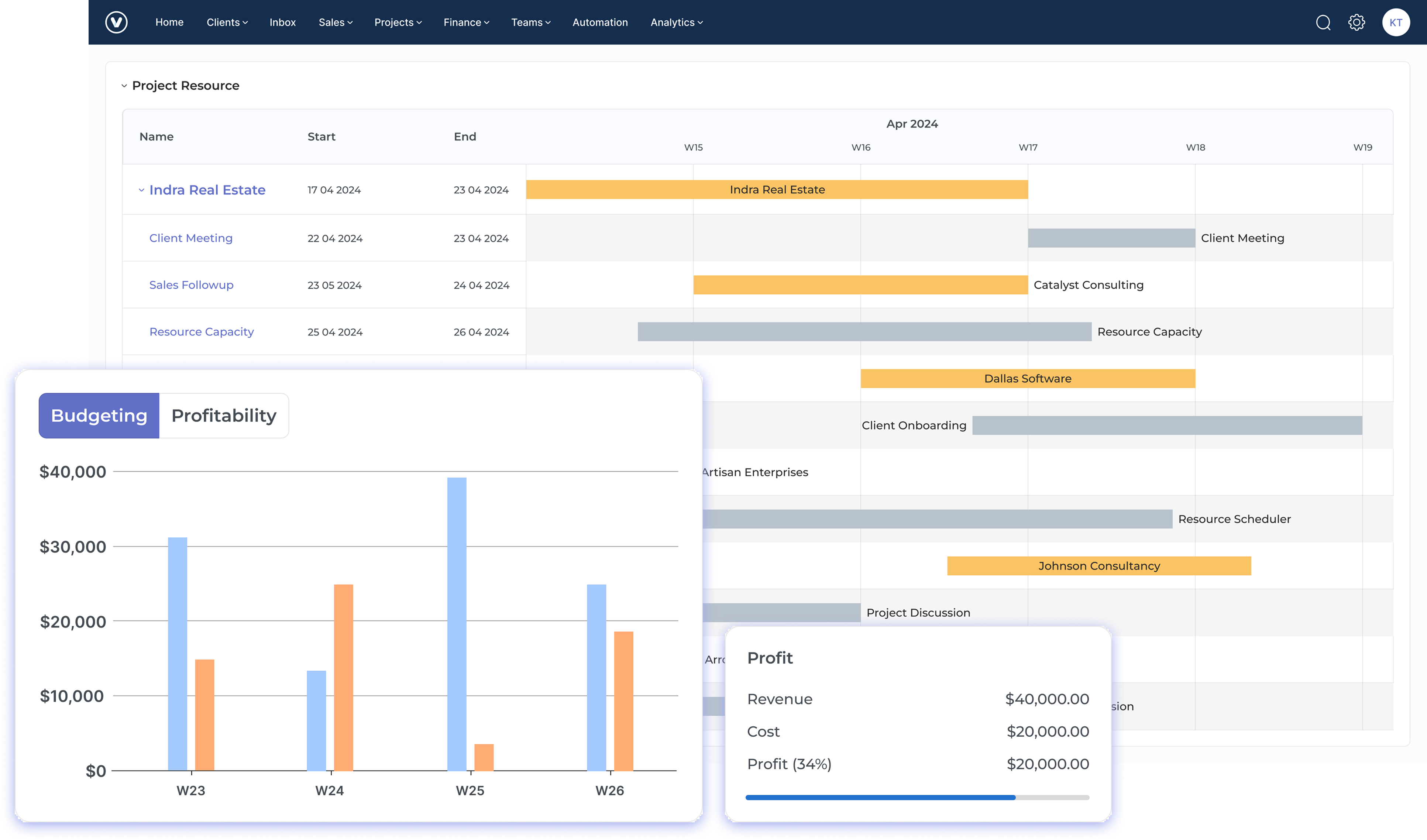 Kooper Resource Management Software for Professional Services