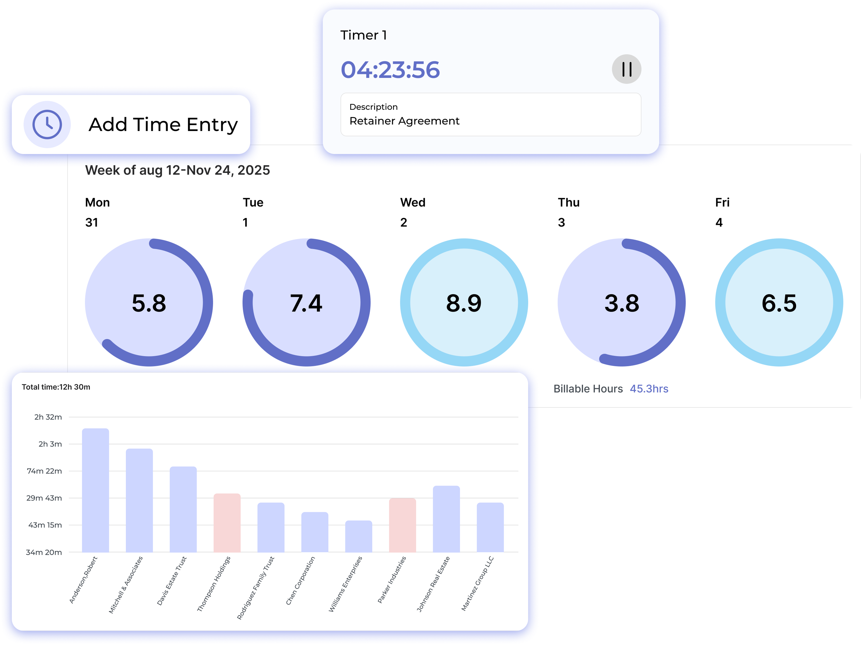 Kooper Time Tracking Software for Lawyers