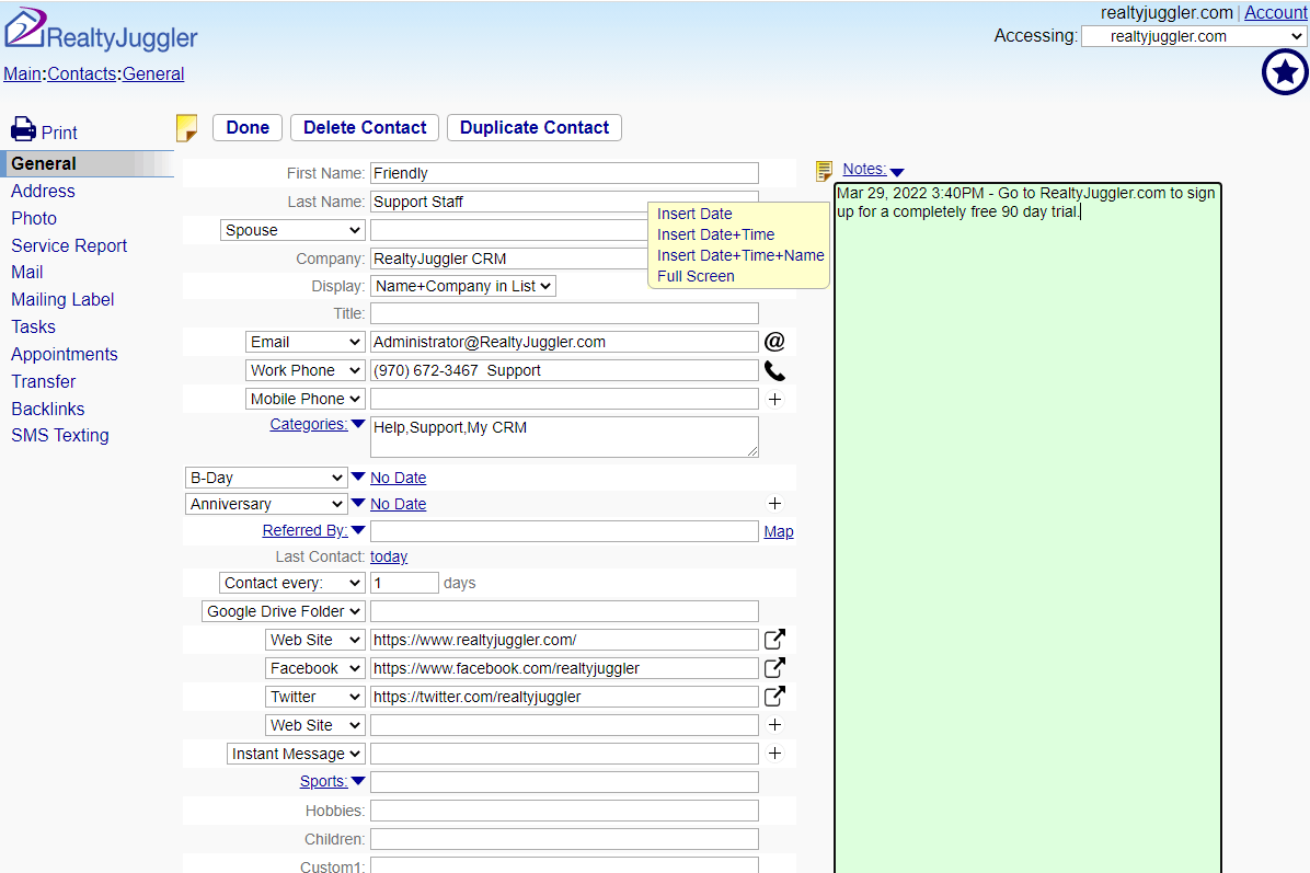 RealtyJuggler Real Estate CRM