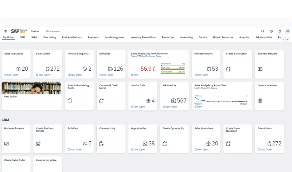 SAP Business One ERP for Agencies