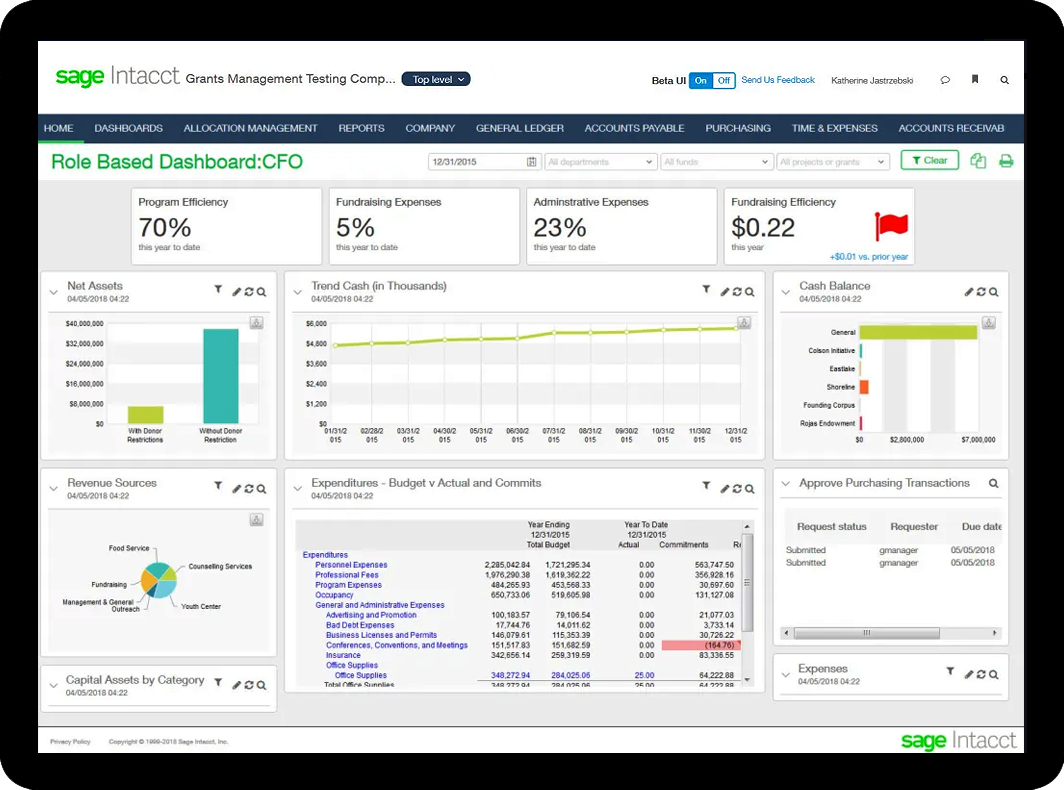 Sage Intacct ERP for Agencies