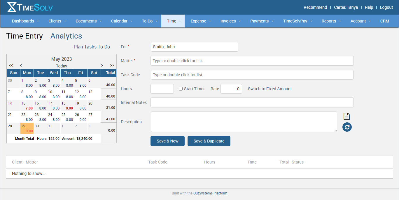 TimeSolv Time Tracking and Billing Software for Consultants