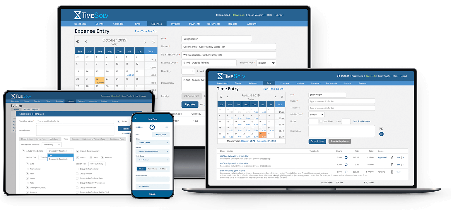 TimeSolv Time and Billing Software for Accountants
