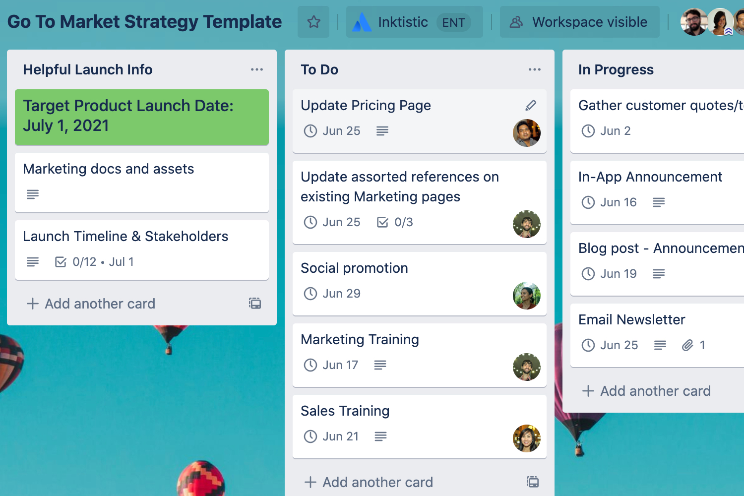 Trello Project Management Software for Marketing