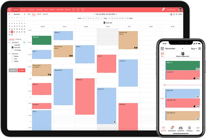 Vagaro Dashboard