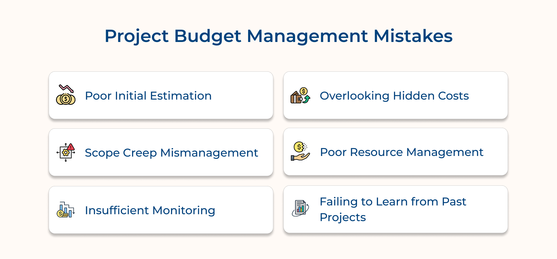Project Budget Management Mistakes