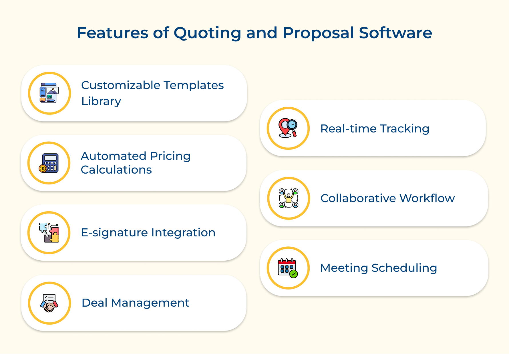Features of Quoting and Proposal Software