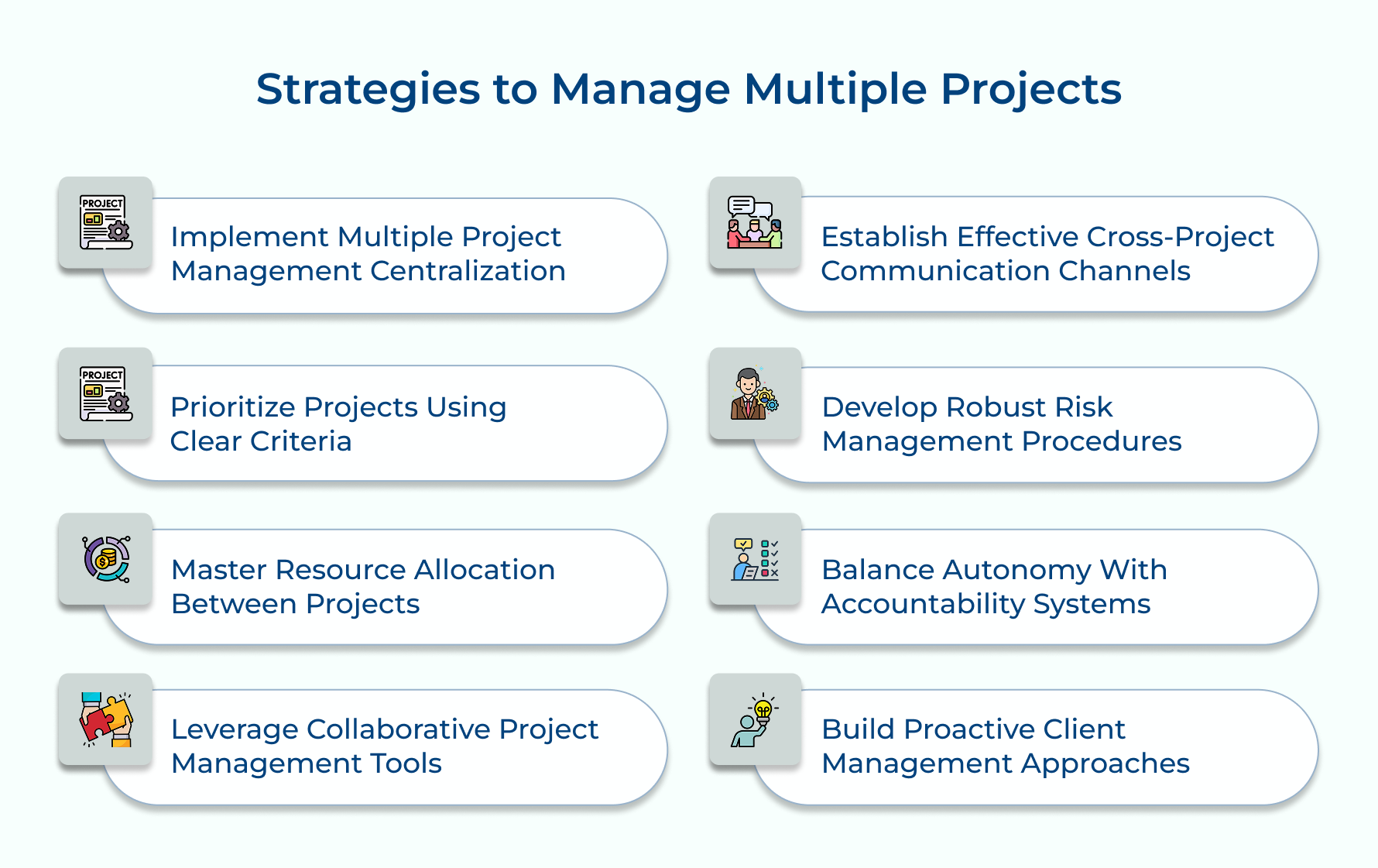 Strategies to Manage Multiple Projects Strategies to Manage Multiple Projects