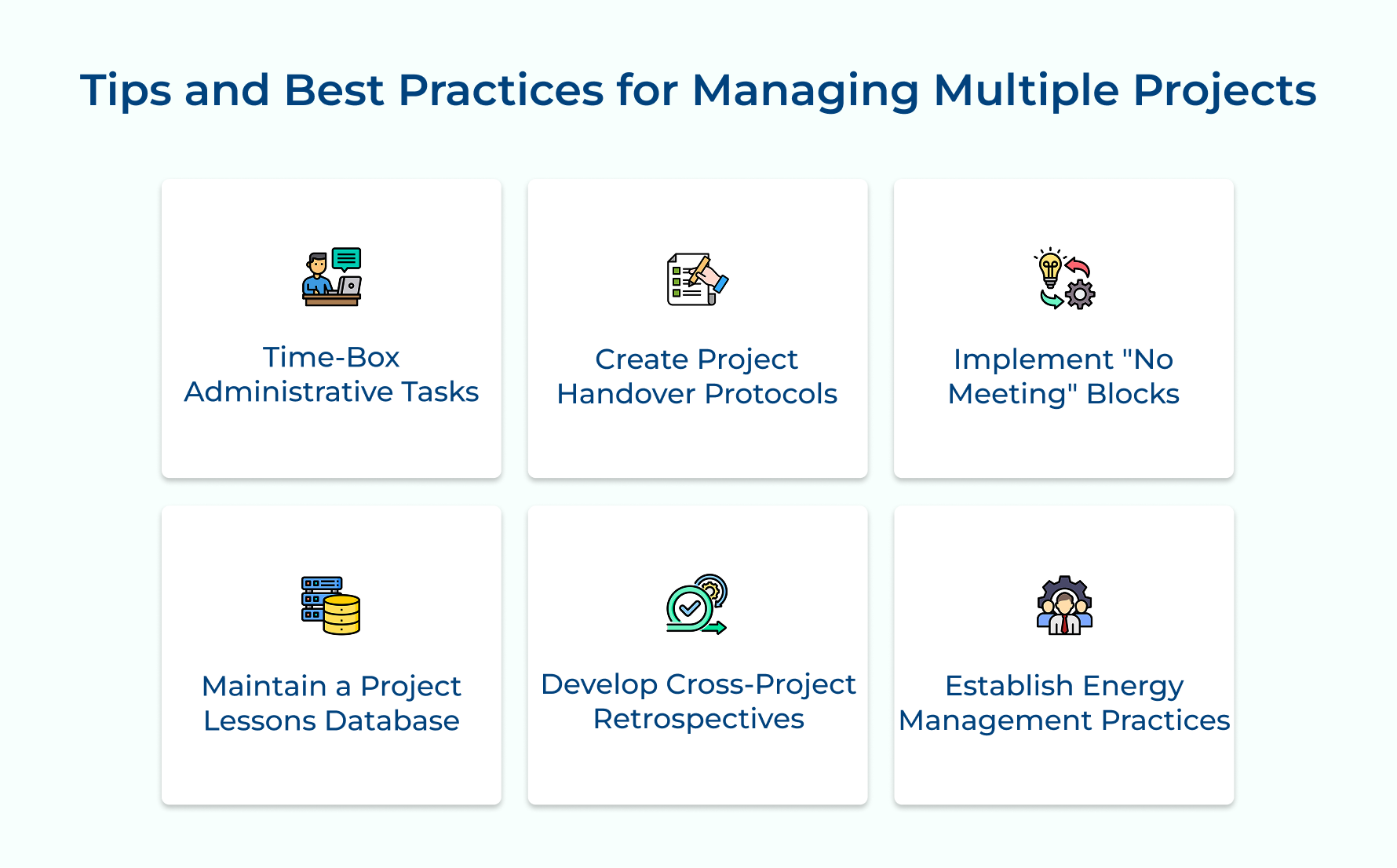 Tips and Best Practices for Managing Multiple Projects Tips and Best Practices for Managing Multiple Projects