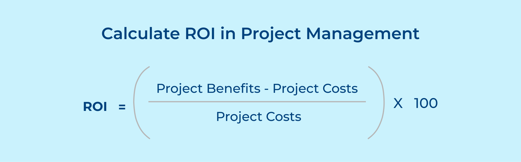 Calculate ROI in Project Management Calculate ROI in Project Management