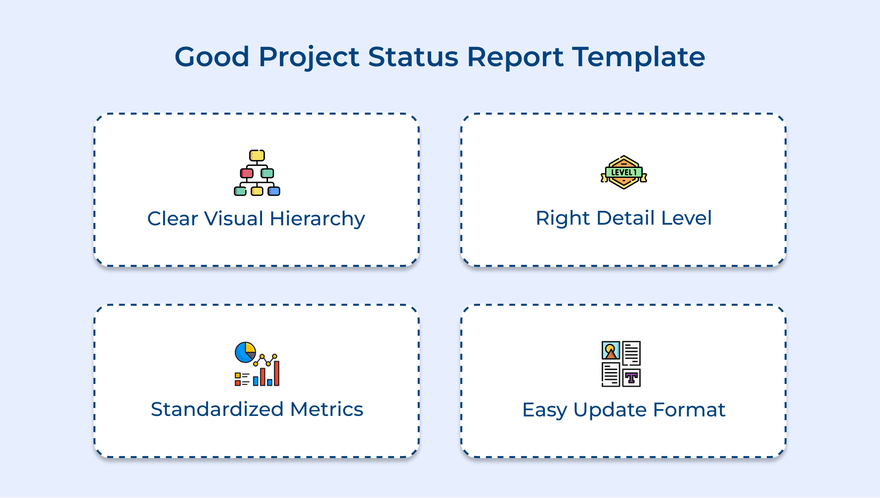 Good Project Status Report Template