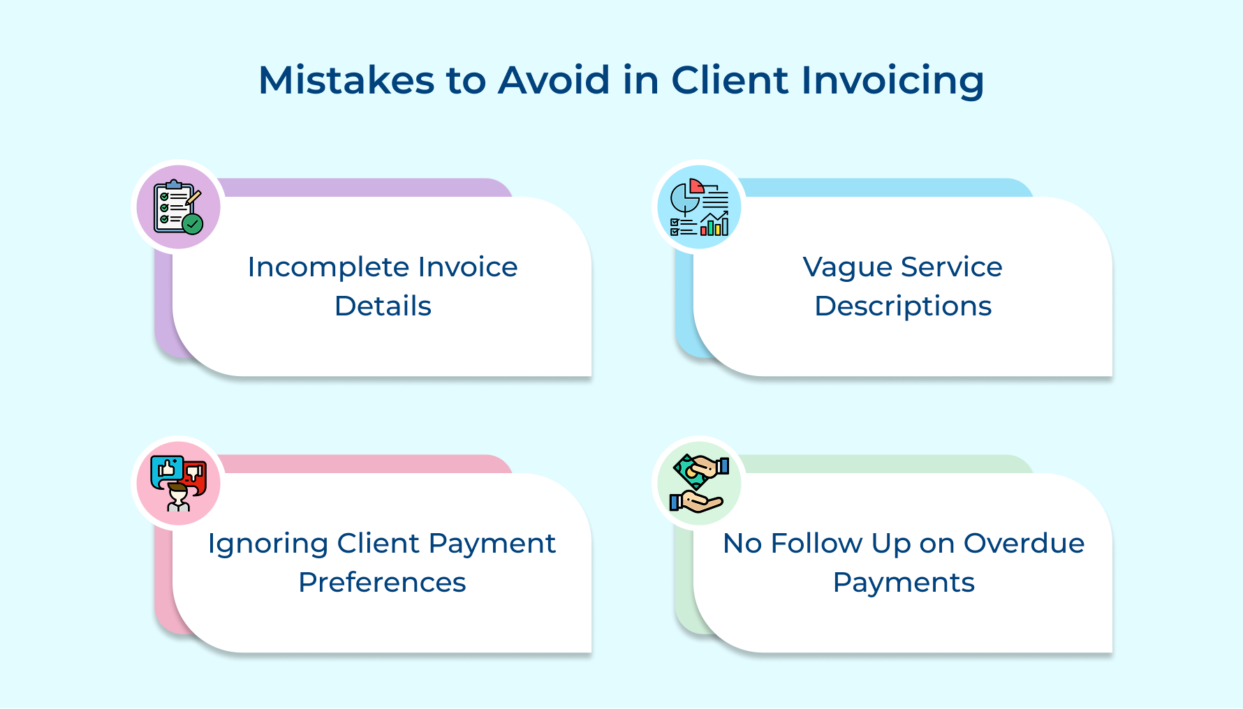 Mistakes to Avoid in Client Invoicing Mistakes to Avoid in Client Invoicing