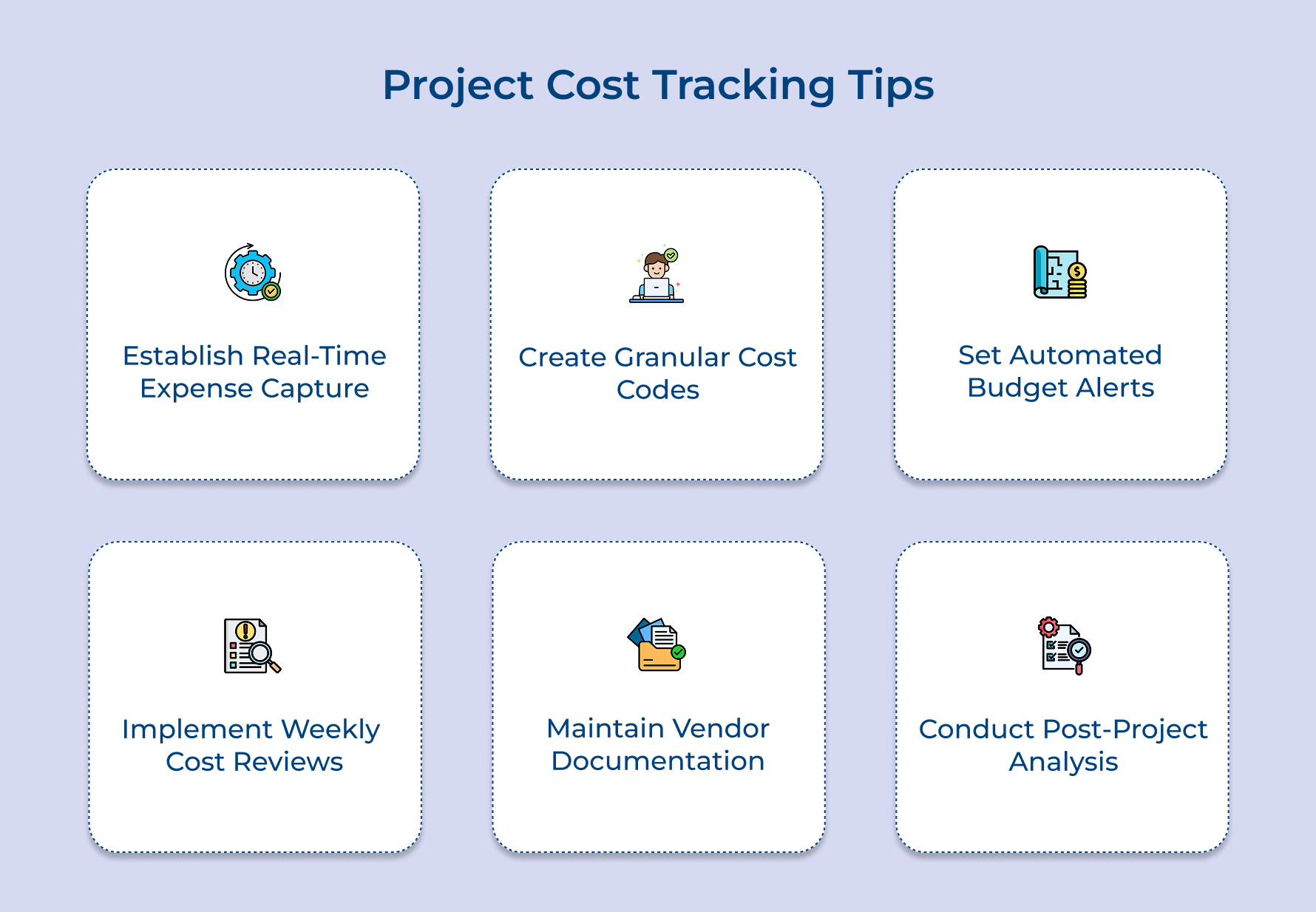 Project Cost Tracking Tips