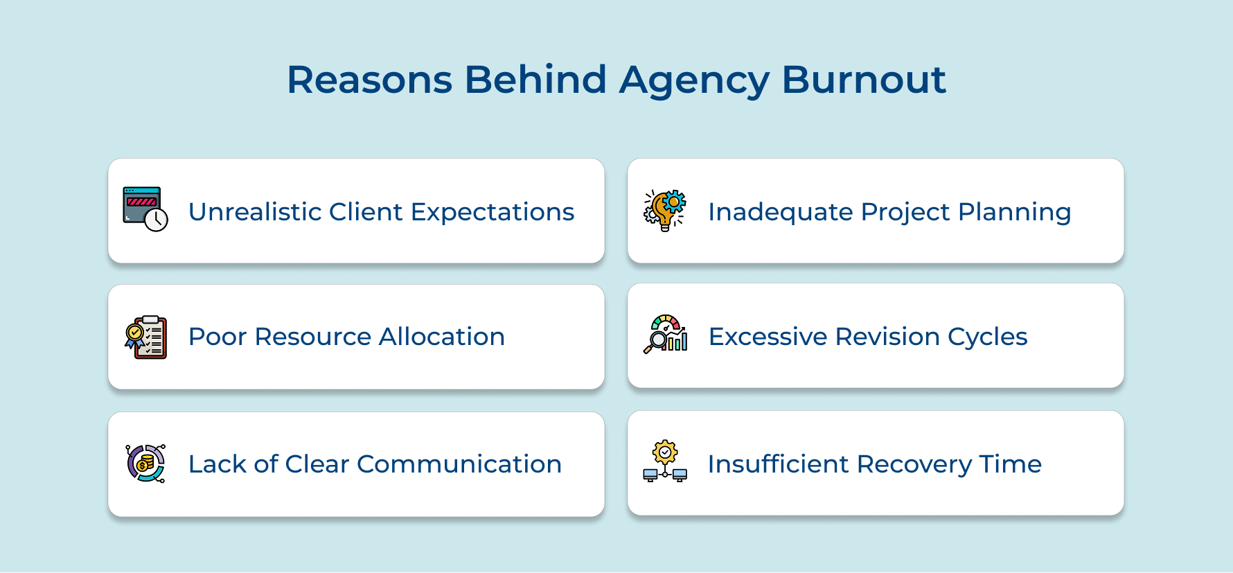 Reasons Behind Agency Burnout