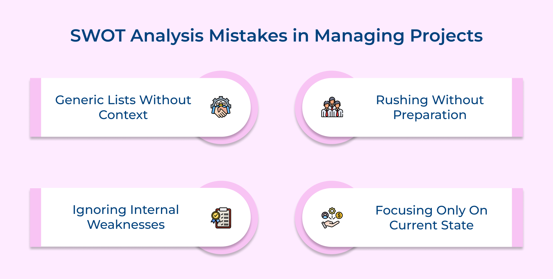 SWOT Analysis Mistakes in Managing Projects