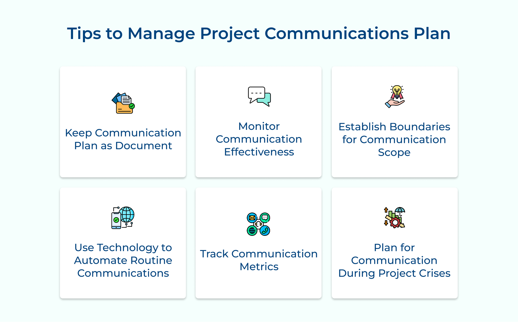 Tips to Manage Project Communications Plan