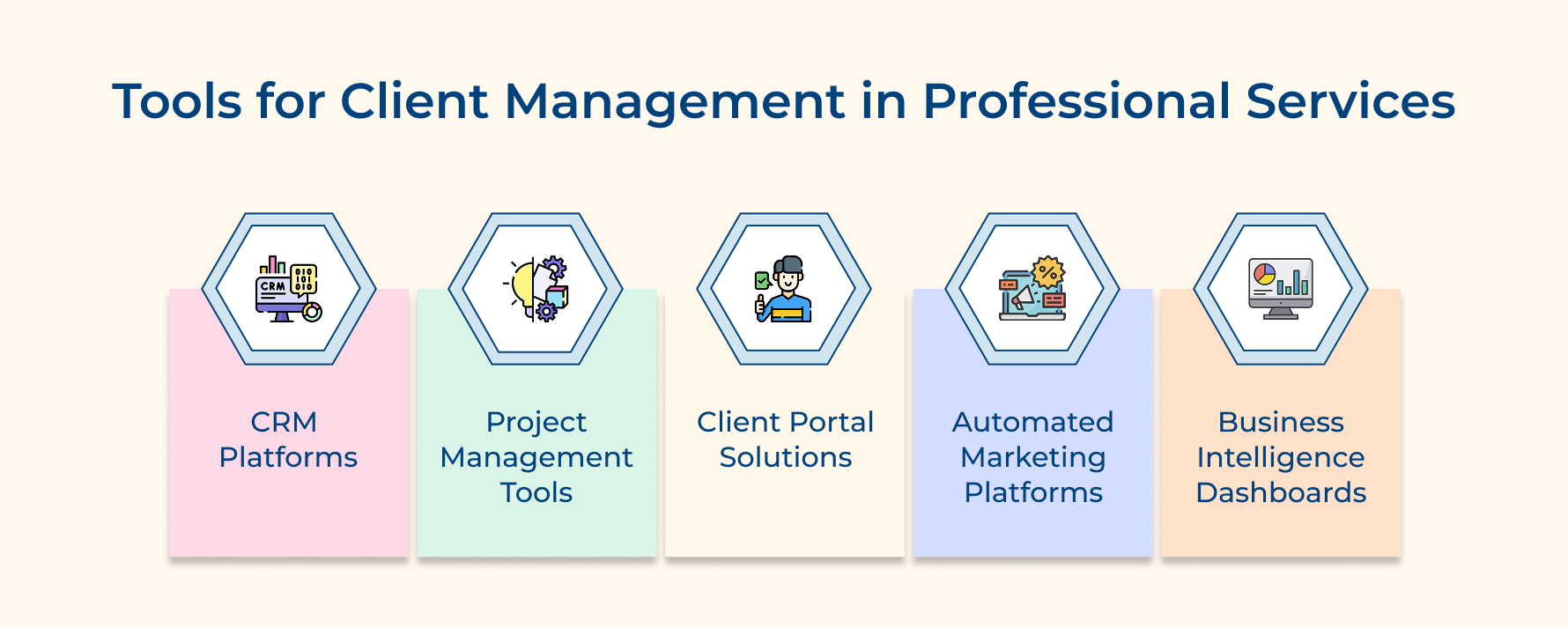 Tools for Client Management in Professional Services