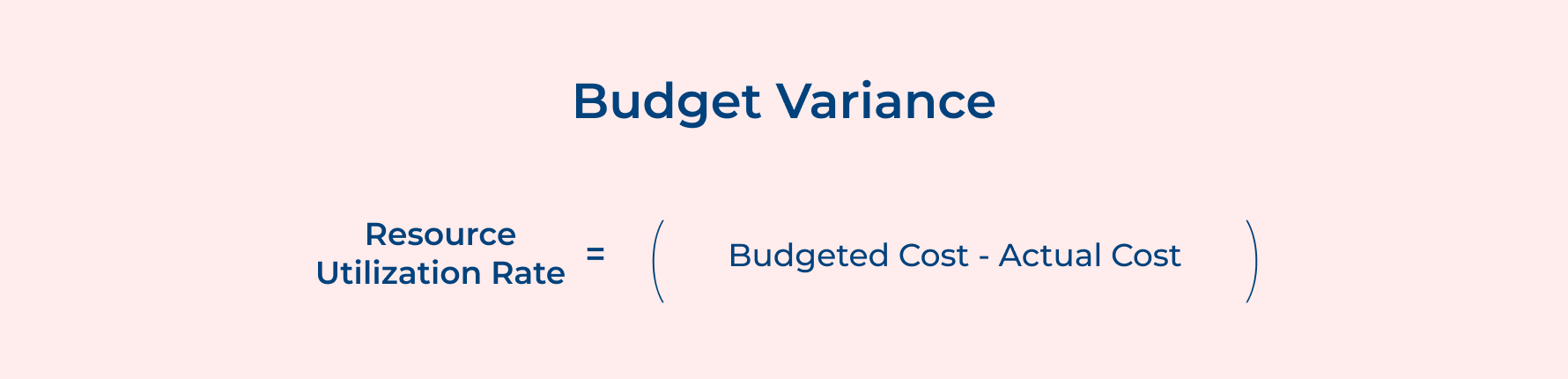 Budget Variance Budget Variance