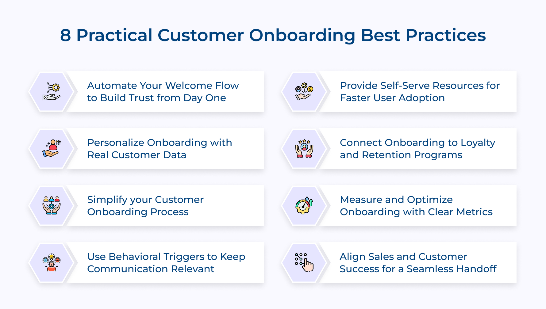 8 Practical Customer Onboarding Best Practices 8 Practical Customer Onboarding Best Practices
