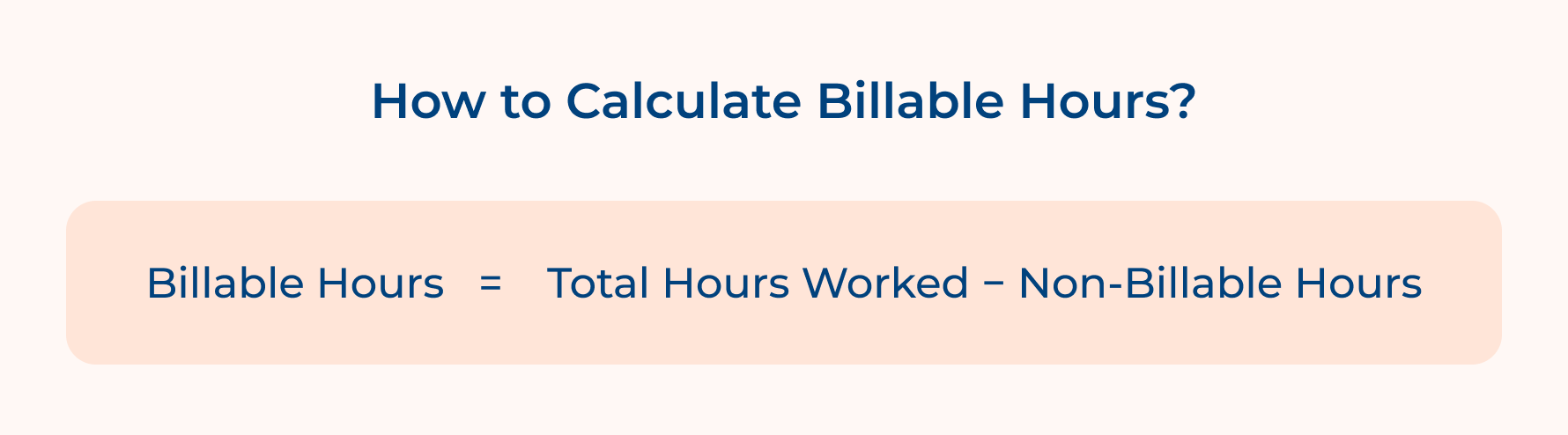 How to Calculate Billable Hours